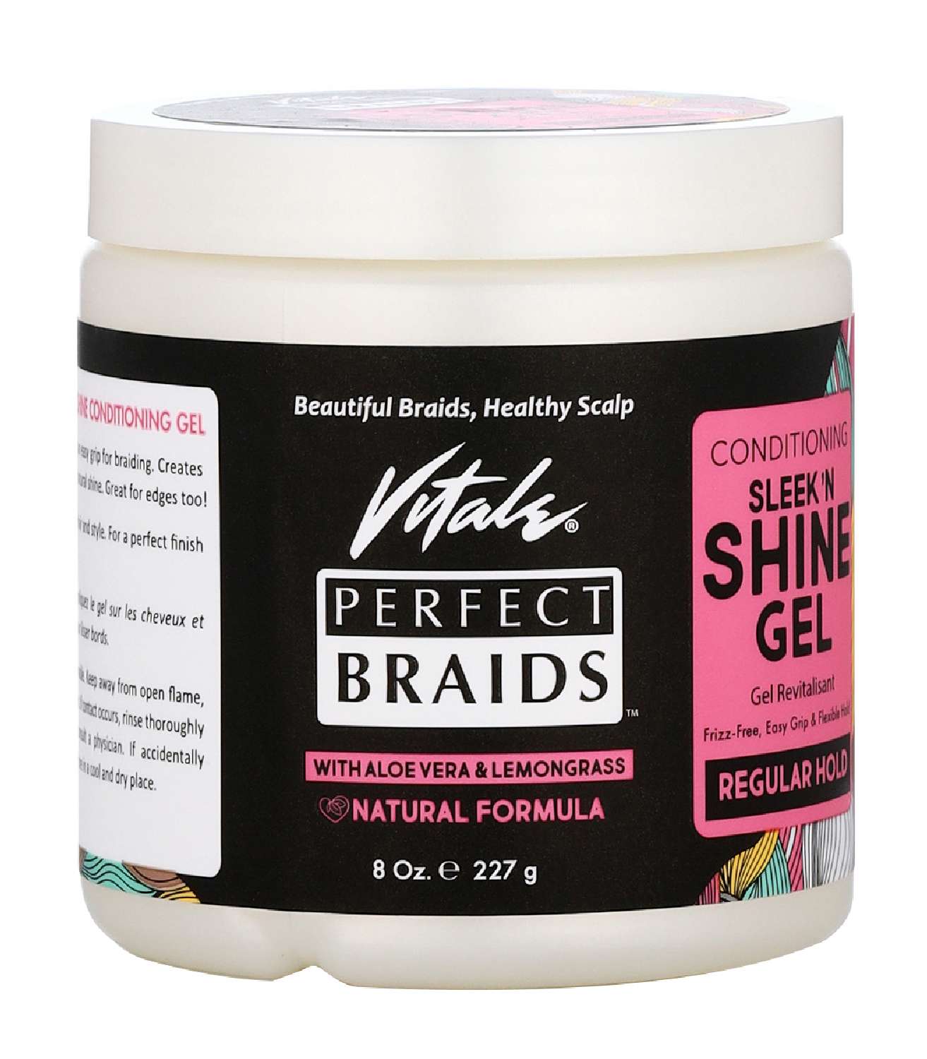 VITALE PERFECT BRAID SHINE GEL [REG] 8 OZ