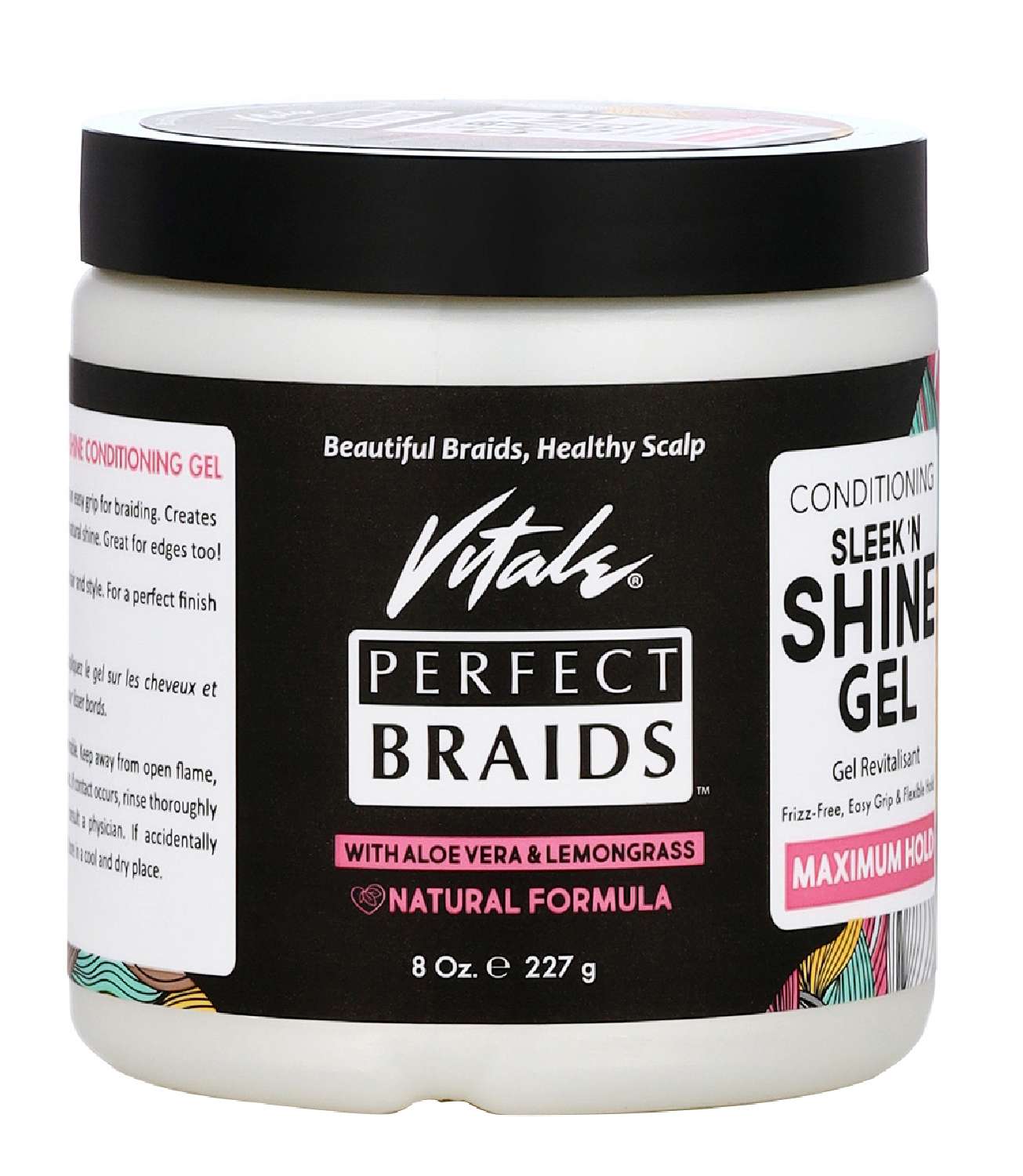 VITALE PERFECT BRAID SHINE GEL [MAX] 8 OZ