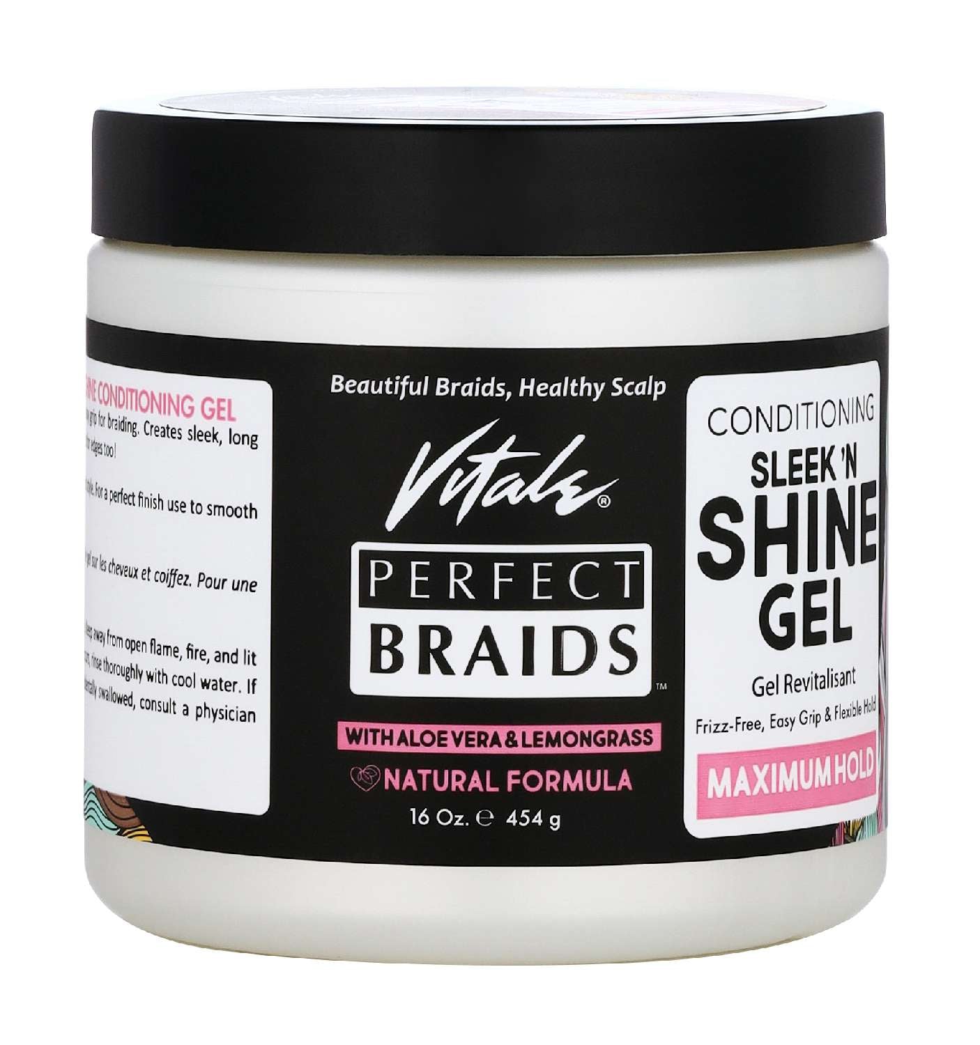 VITALE PERFECT BRAID SHINE GEL [MAX] 16 OZ