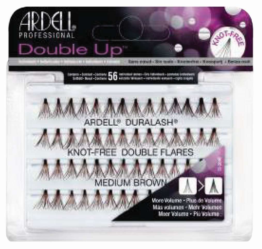 ARDELL DOUBLE UP IND KNOT-FREE MEDIUM BRN