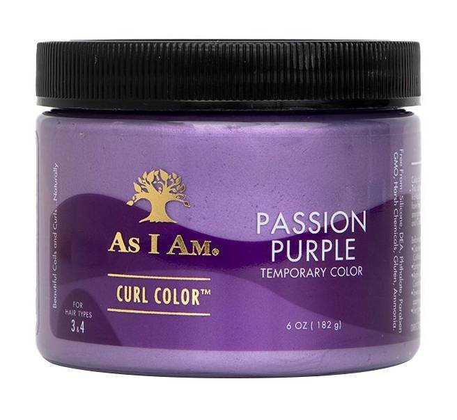 AS I AM CURL COLOR [PASSION PURPLE] 6 OZ
