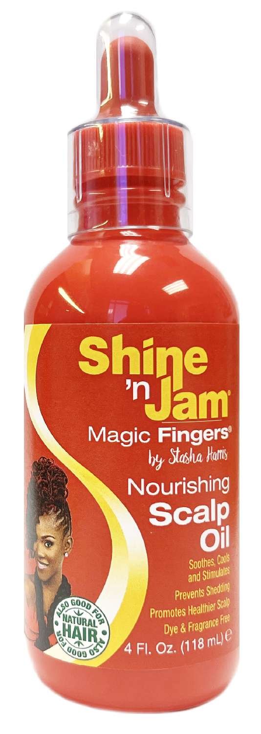 SHINE N JAM MAGIC FINGER SCALP OIL 4 OZ