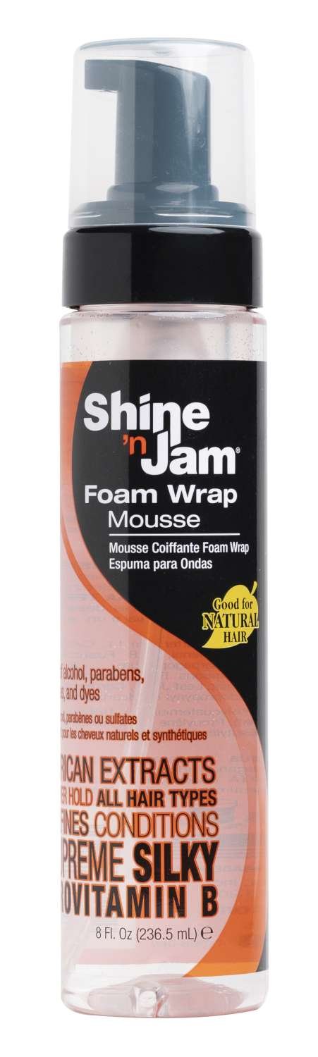 SHINE N JAM FOAM WRAP MOUSSE 8 OZ
