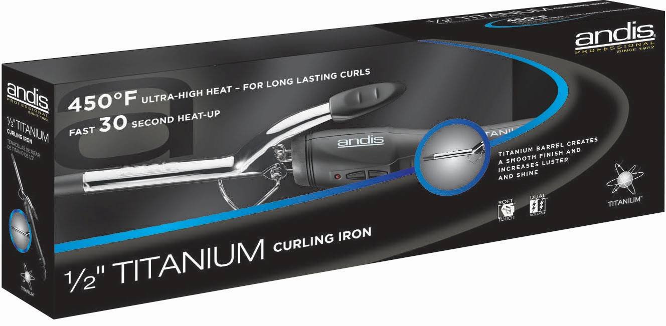 ANDIS TITANIUM C/IRON 1/2 IN