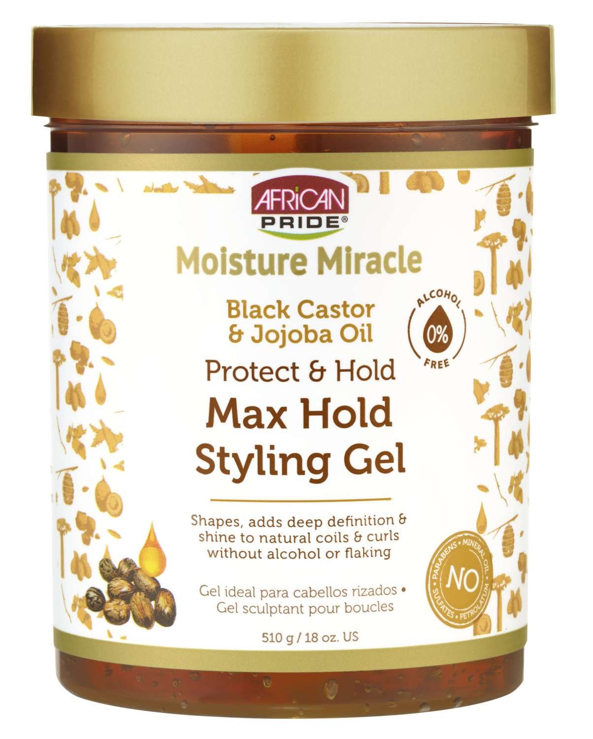 A/P MOISTURE STYLING GEL [BLACK CASTOR]