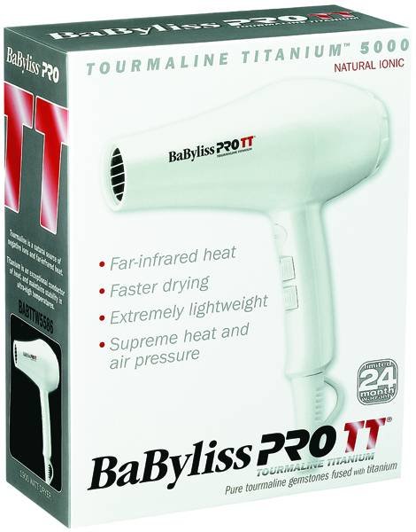 BABYLISS T/T DRYER 5000 WHITE