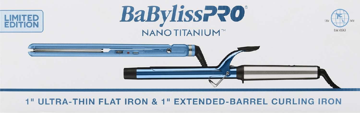 BABYLISS N/T PPK FLAT / CURLING IRONS 1 IN