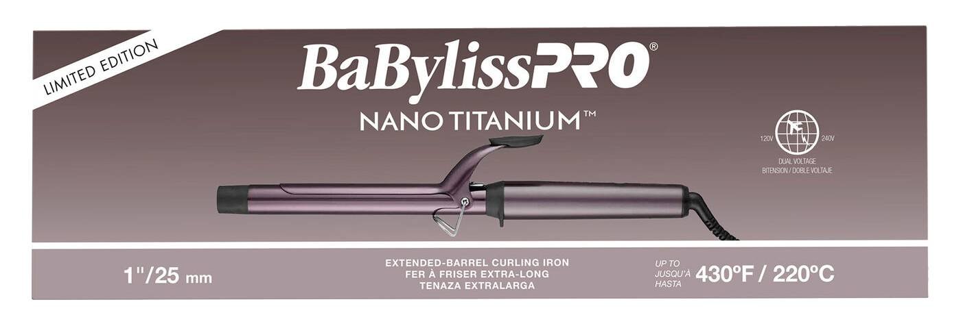 BABYLISS N/T C/IRON EXTEND PURPLE L/ED 1 IN