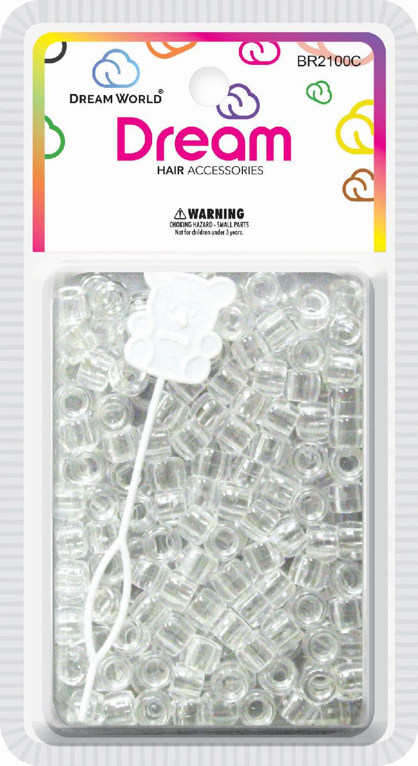 DREAM BEAD 8MM 200PC CLEAR