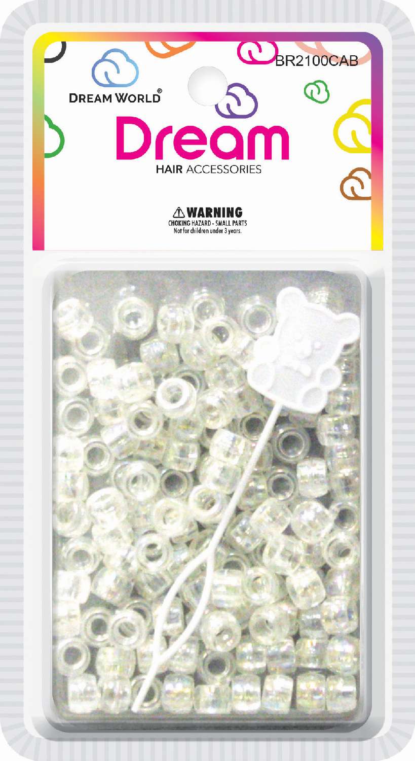 DREAM BEAD 8MM 200PC CLR AB
