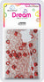 DREAM BEAD 8MM 200PC G/RED