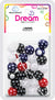 DREAM BEAD DOTS 15MM TOMMY 24P