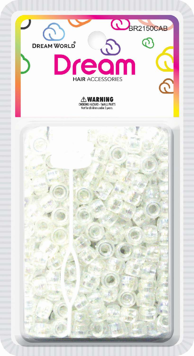 DREAM BEAD 8MM 500PC CLR AB