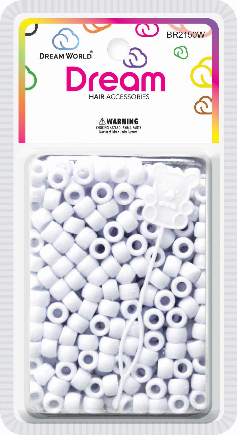 DREAM BEAD 8MM 500PC WHITE