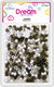 DREAM BEAD 8MM 1000PC BK/WH/C