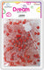 DREAM BEAD 8MM 1000PC G/RED