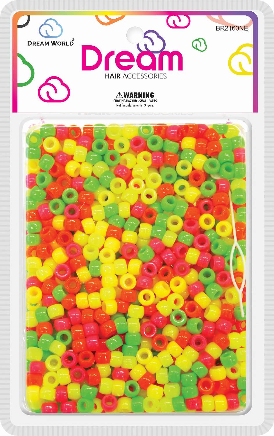 DREAM BEAD 8MM 1000PC NEON