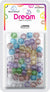 DREAM BEAD 12MM 60PC G/CRY