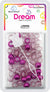DREAM BEAD 12MM 60PC G/PINK