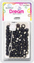 DREAM BEAD 12MM 60PC NAVY