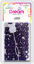 DREAM BEAD 12MM 60PC PURPLE