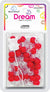 DREAM BEAD 12MM 60PC RED CLR