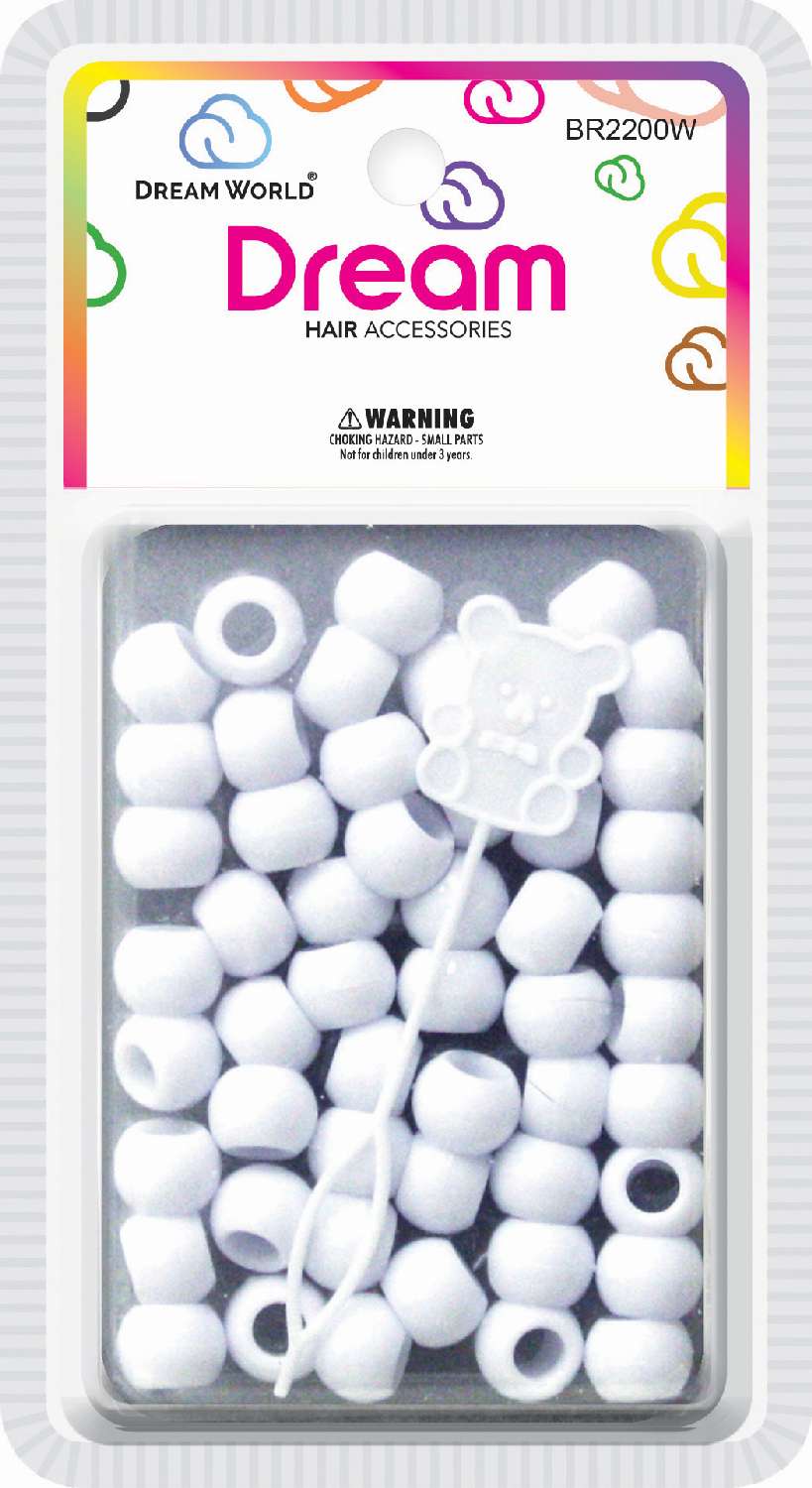 DREAM BEAD 12MM 60PC WHITE