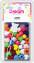 DREAM BEAD HEART BIG 35PC ASST