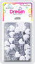 DREAM BEAD HEART BIG 35PC WH/CLR