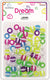 DREAM BEAD 16MM STRIPE 70PC NEON 2
