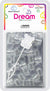 DREAM BEAD JUMBLE 50PC CLEAR