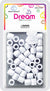 DREAM BEAD JUMBLE 50PC WHITE