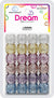 DREAM BEAD 18MM 24PC G/ASST