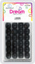 DREAM BEAD 18MM WOOD 24PC BLACK