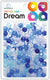 DREAM BEAD 14MM TWO TONE 48PC MIX BLUE