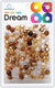 DREAM BEAD 14MM TWO TONE 48PC MIX BROWN