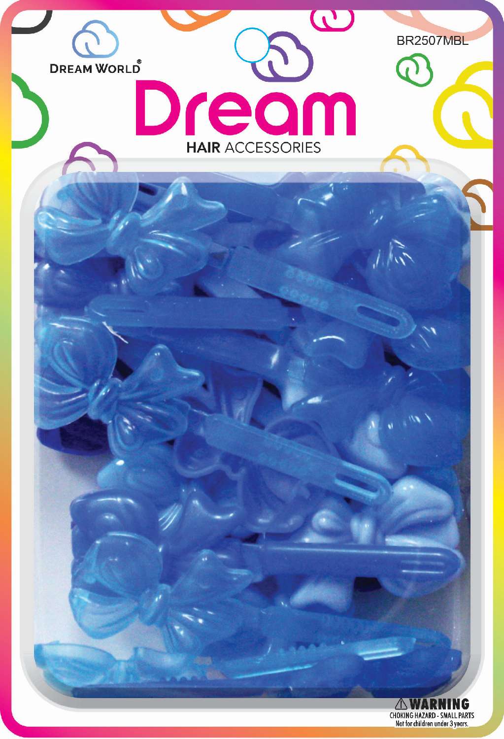 DREAM BRT#07 SOFT RIBBON 28PC MIX BLUE