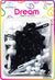 DREAM BRT#16 CHUBBY RIBBON 24P BK&WHT
