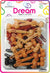 DREAM BRT#16 CHUBBY RIBBON 24P BRN MIX