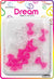 DREAM BRT#72 RIB MINI 20PC PINK MIX