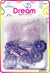 DREAM BRT#74 DAISY 12PC G/PURPLE