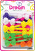 DREAM BRT#75 RIBBON 24PC ASST
