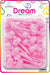 DREAM BRT#75 RIBBON 24PC L/PINK