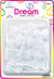 DREAM BRT#75 RIBBON 24PC WH/CLR