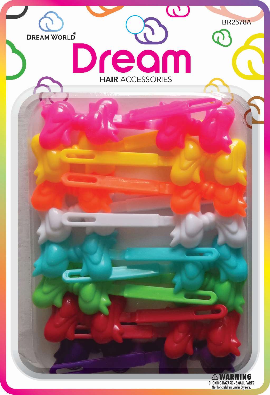 DREAM BRT #78 BOW RIBBON  15P ASSORT