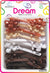 DREAM BRT #84 4 PETALS FLOWER 18P MIX BROWN
