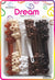 DREAM BRT #87 3 FLOWERS 12P MIX BROWN