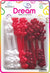 DREAM BRT #87 3 FLOWERS 12P MIX RED