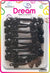 DREAM BRT #88CURLY RIBBON 16P BLACK