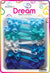 DREAM BRT #88CURLY RIBBON 16P MIX BLUE